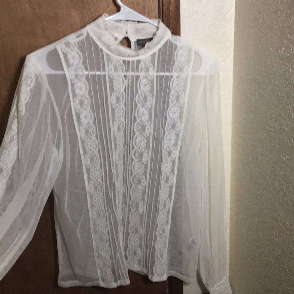 Floral lace top